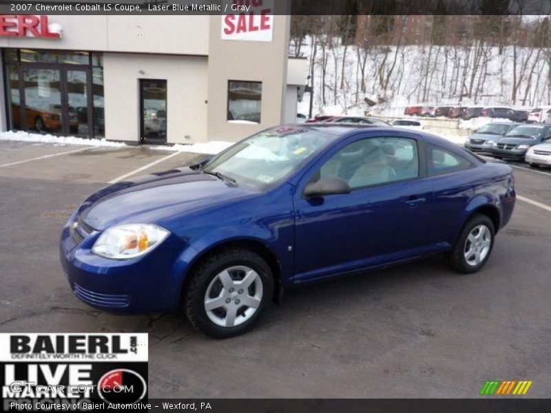 Laser Blue Metallic / Gray 2007 Chevrolet Cobalt LS Coupe