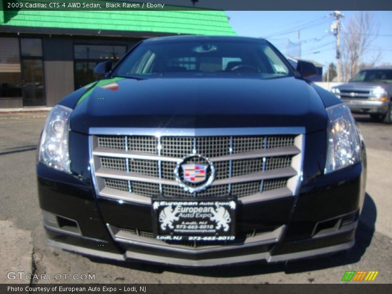Black Raven / Ebony 2009 Cadillac CTS 4 AWD Sedan