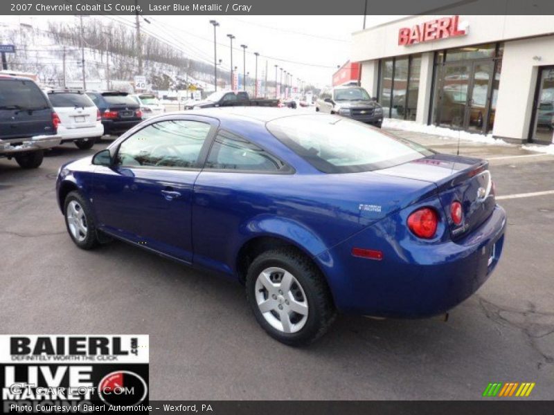 Laser Blue Metallic / Gray 2007 Chevrolet Cobalt LS Coupe