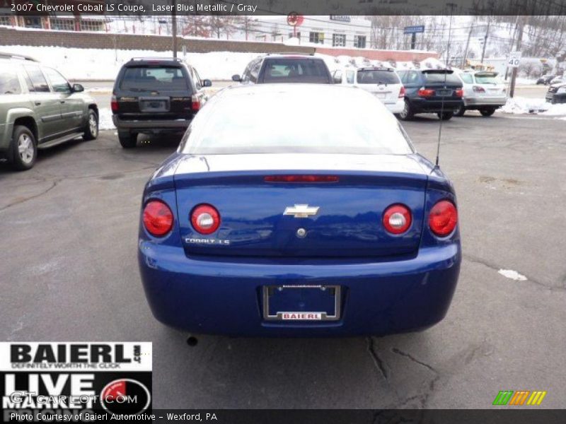 Laser Blue Metallic / Gray 2007 Chevrolet Cobalt LS Coupe