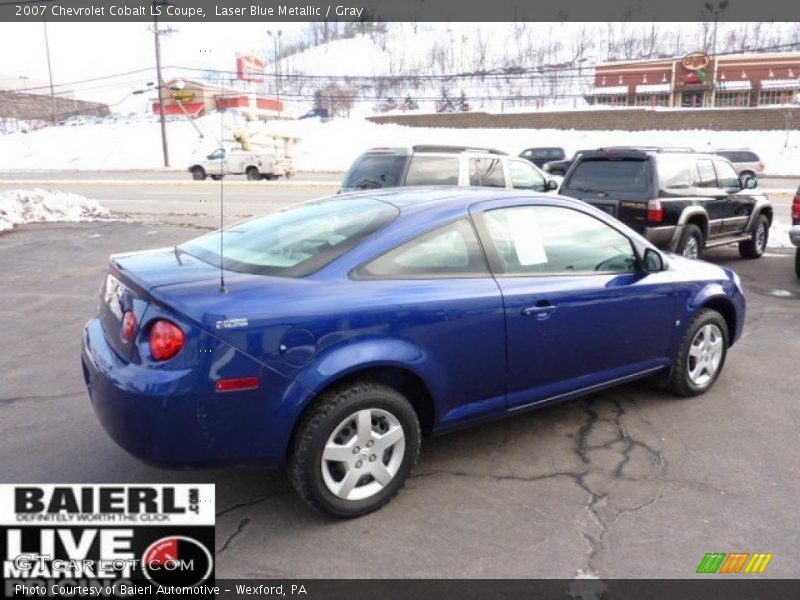 Laser Blue Metallic / Gray 2007 Chevrolet Cobalt LS Coupe