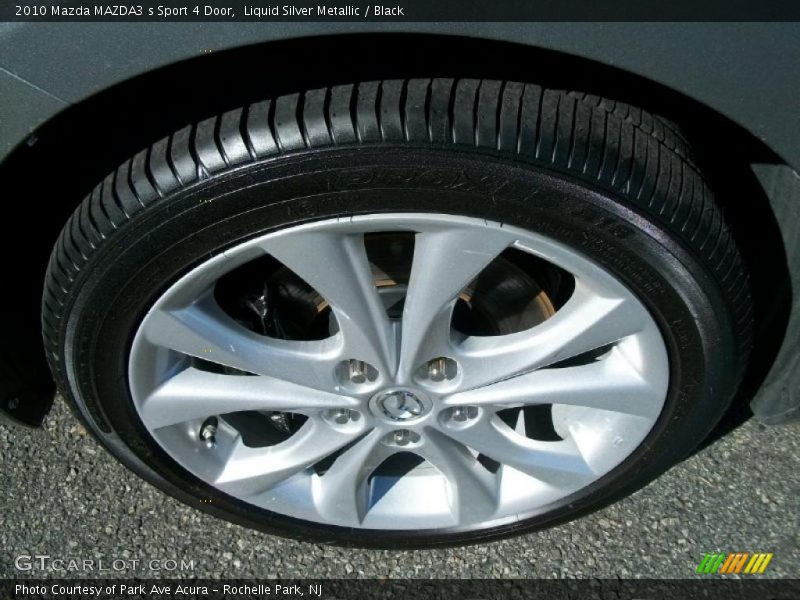 Liquid Silver Metallic / Black 2010 Mazda MAZDA3 s Sport 4 Door