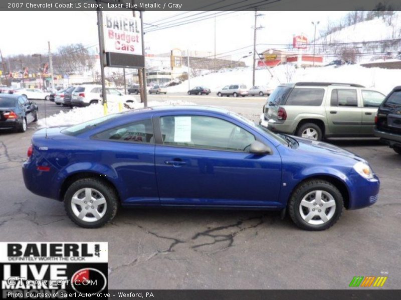 Laser Blue Metallic / Gray 2007 Chevrolet Cobalt LS Coupe