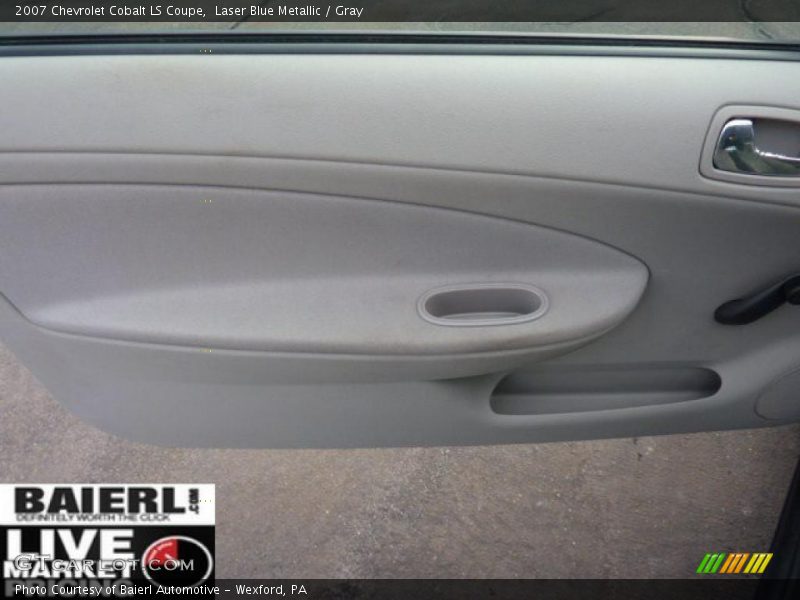 Laser Blue Metallic / Gray 2007 Chevrolet Cobalt LS Coupe