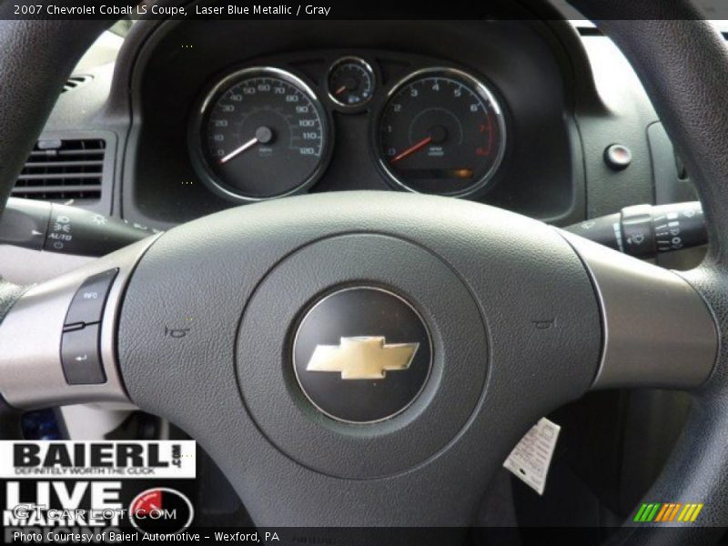 Laser Blue Metallic / Gray 2007 Chevrolet Cobalt LS Coupe