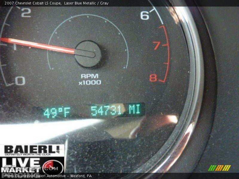 Laser Blue Metallic / Gray 2007 Chevrolet Cobalt LS Coupe