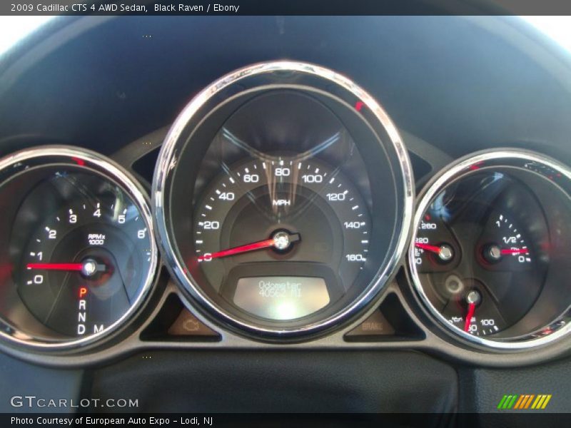 Black Raven / Ebony 2009 Cadillac CTS 4 AWD Sedan