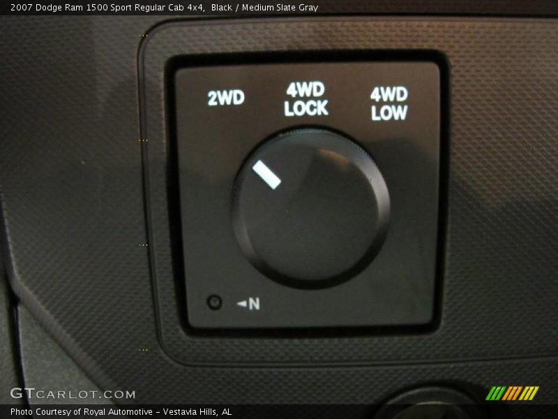 Controls of 2007 Ram 1500 Sport Regular Cab 4x4
