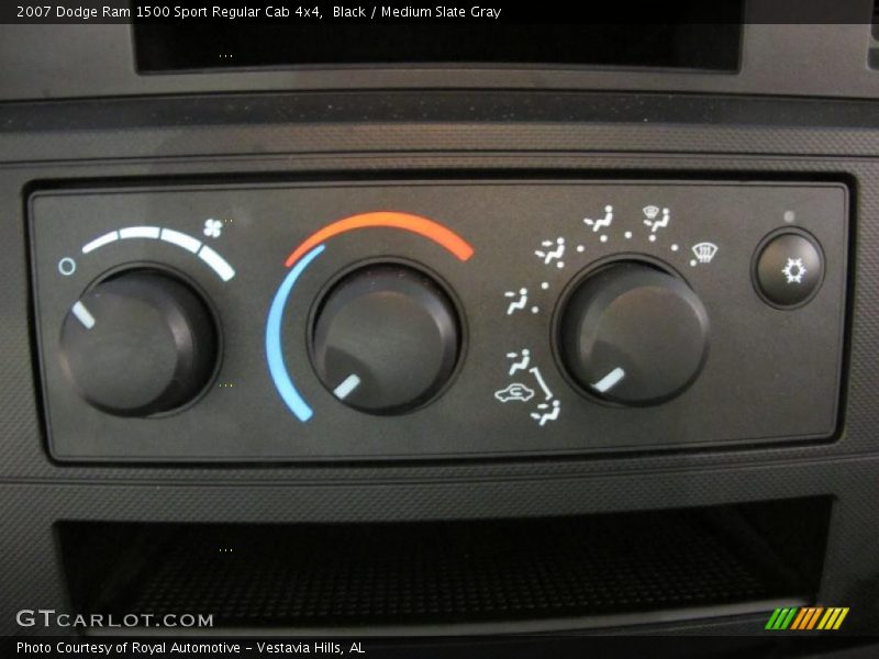 Controls of 2007 Ram 1500 Sport Regular Cab 4x4