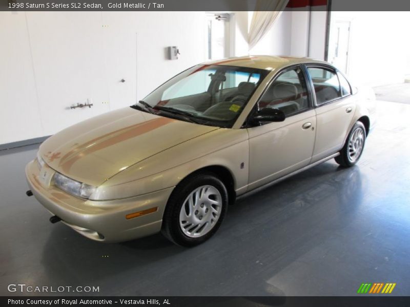 Gold Metallic / Tan 1998 Saturn S Series SL2 Sedan