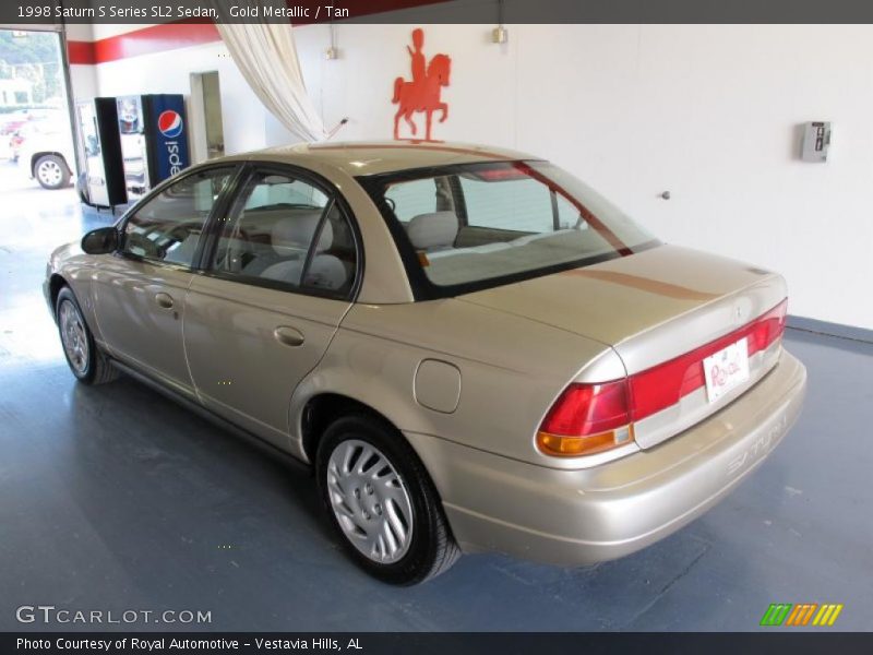 Gold Metallic / Tan 1998 Saturn S Series SL2 Sedan