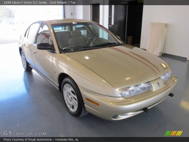 Gold Metallic / Tan 1998 Saturn S Series SL2 Sedan