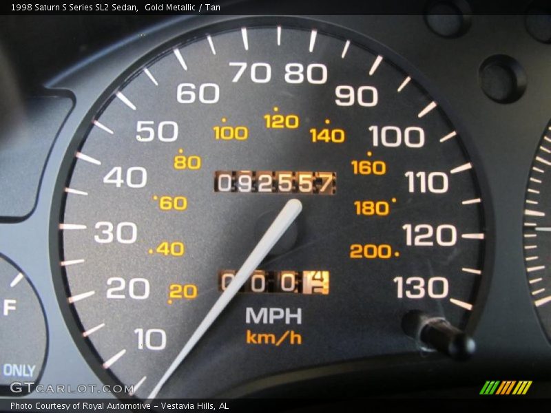 Gold Metallic / Tan 1998 Saturn S Series SL2 Sedan