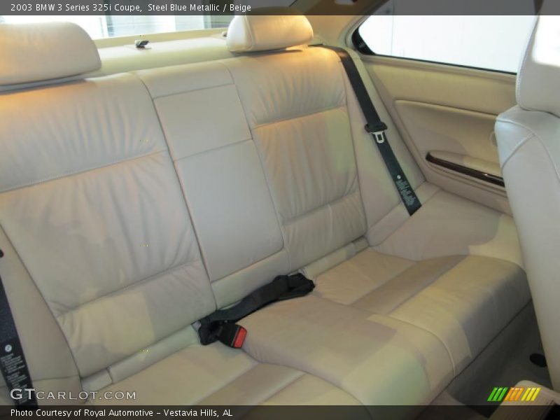 Steel Blue Metallic / Beige 2003 BMW 3 Series 325i Coupe