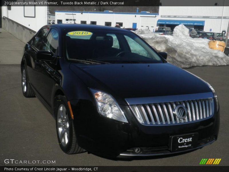 Tuxedo Black Metallic / Dark Charcoal 2010 Mercury Milan V6 Premier