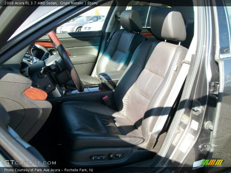 Grigio Metallic / Ebony 2009 Acura RL 3.7 AWD Sedan