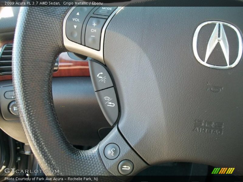 Grigio Metallic / Ebony 2009 Acura RL 3.7 AWD Sedan