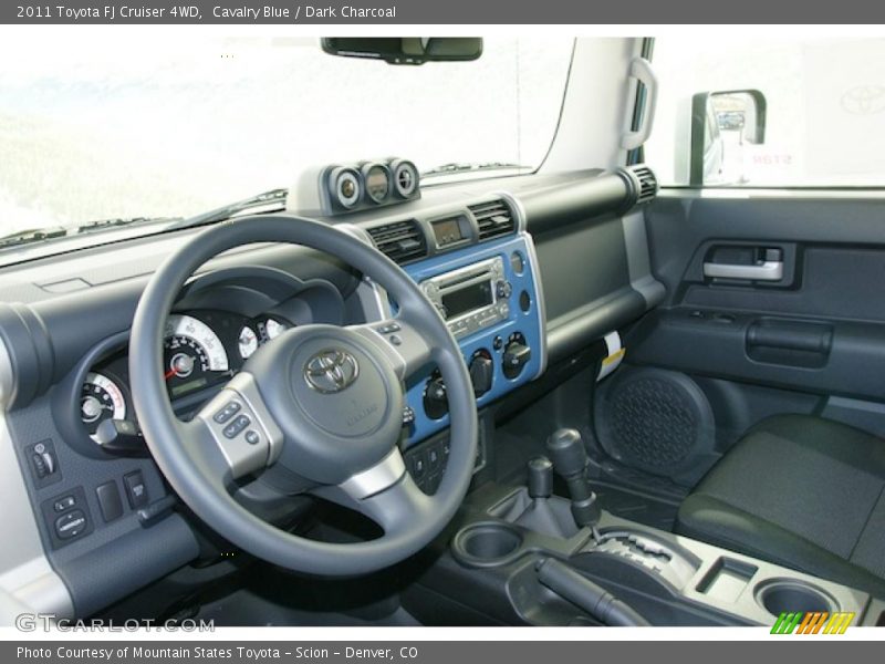  2011 FJ Cruiser 4WD Dark Charcoal Interior