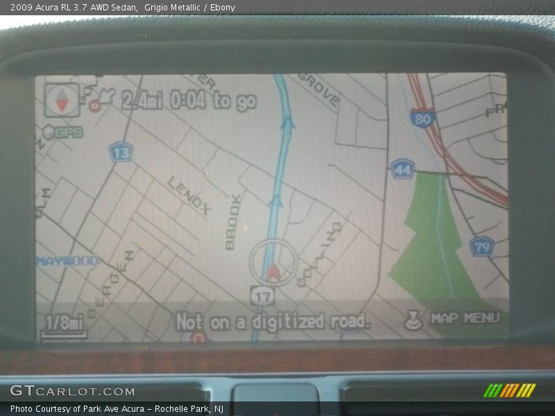 Navigation of 2009 RL 3.7 AWD Sedan