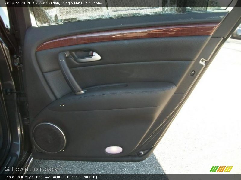 Grigio Metallic / Ebony 2009 Acura RL 3.7 AWD Sedan