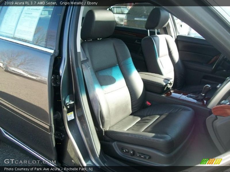 Grigio Metallic / Ebony 2009 Acura RL 3.7 AWD Sedan