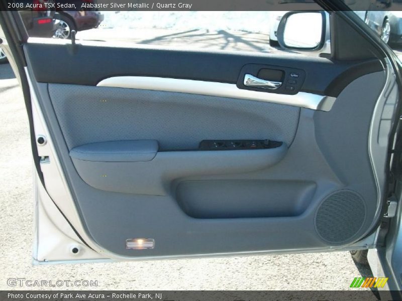Alabaster Silver Metallic / Quartz Gray 2008 Acura TSX Sedan
