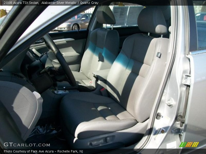 Alabaster Silver Metallic / Quartz Gray 2008 Acura TSX Sedan