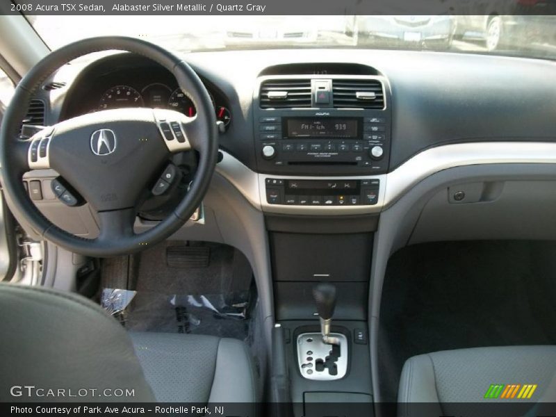 Alabaster Silver Metallic / Quartz Gray 2008 Acura TSX Sedan