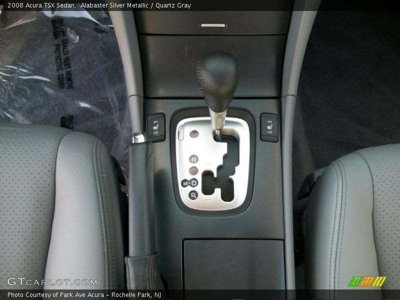 Alabaster Silver Metallic / Quartz Gray 2008 Acura TSX Sedan