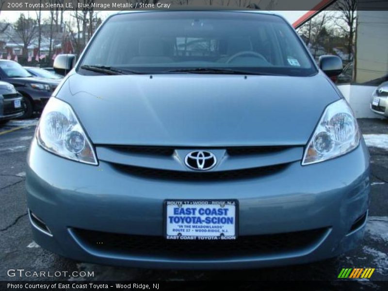 Blue Mirage Metallic / Stone Gray 2006 Toyota Sienna LE