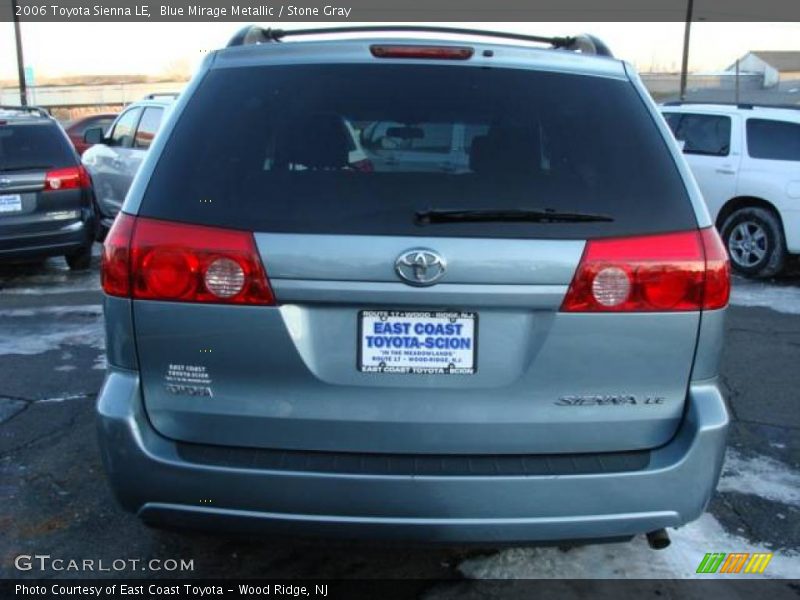 Blue Mirage Metallic / Stone Gray 2006 Toyota Sienna LE