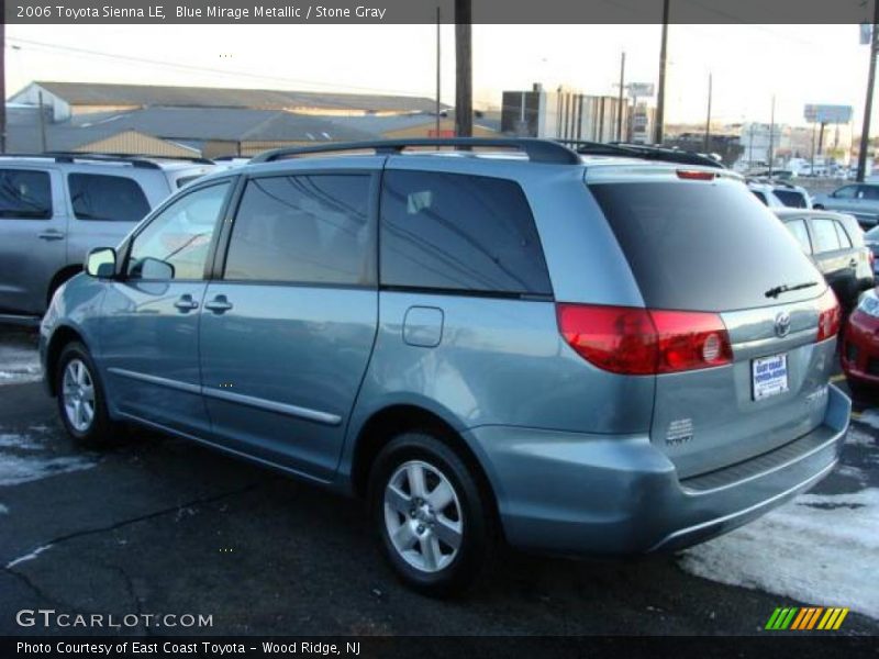 Blue Mirage Metallic / Stone Gray 2006 Toyota Sienna LE