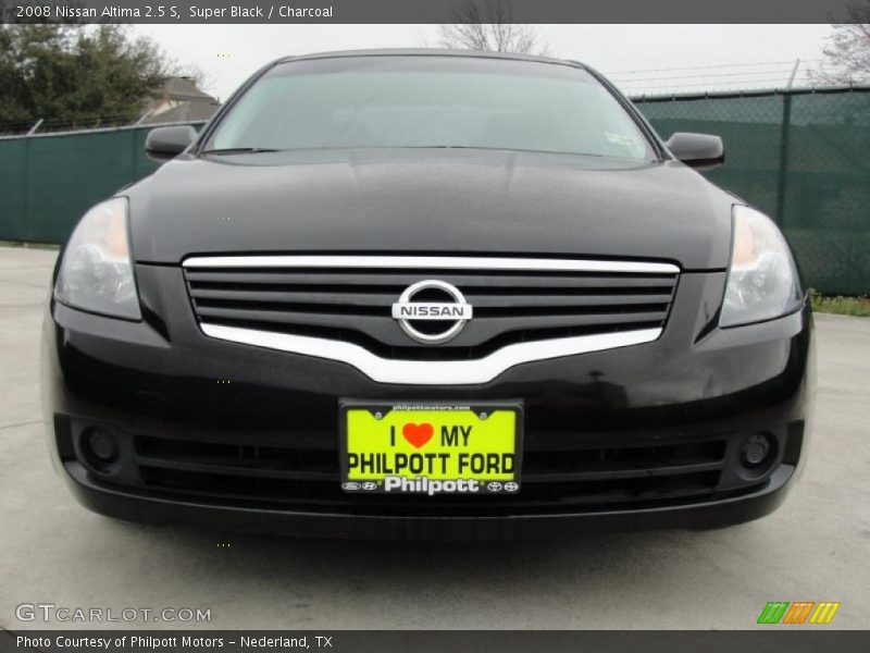 Super Black / Charcoal 2008 Nissan Altima 2.5 S