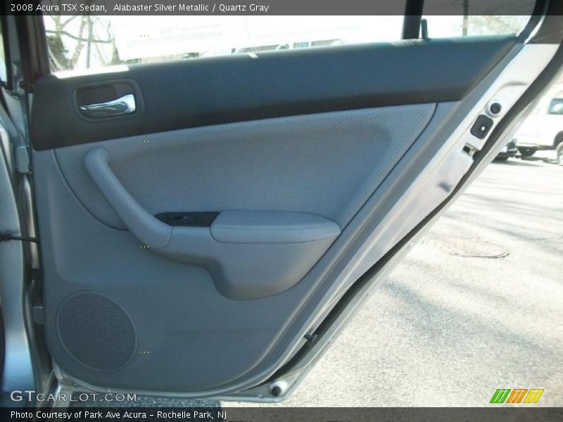 Alabaster Silver Metallic / Quartz Gray 2008 Acura TSX Sedan
