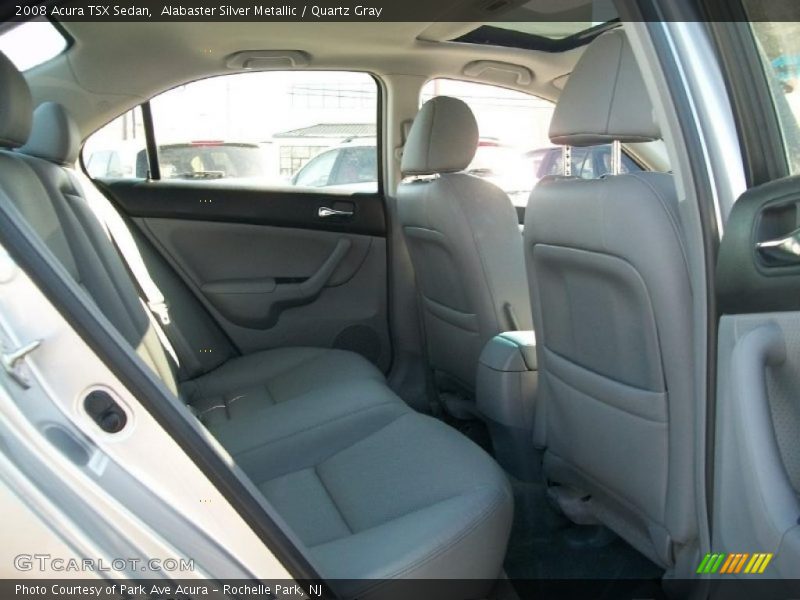 Alabaster Silver Metallic / Quartz Gray 2008 Acura TSX Sedan