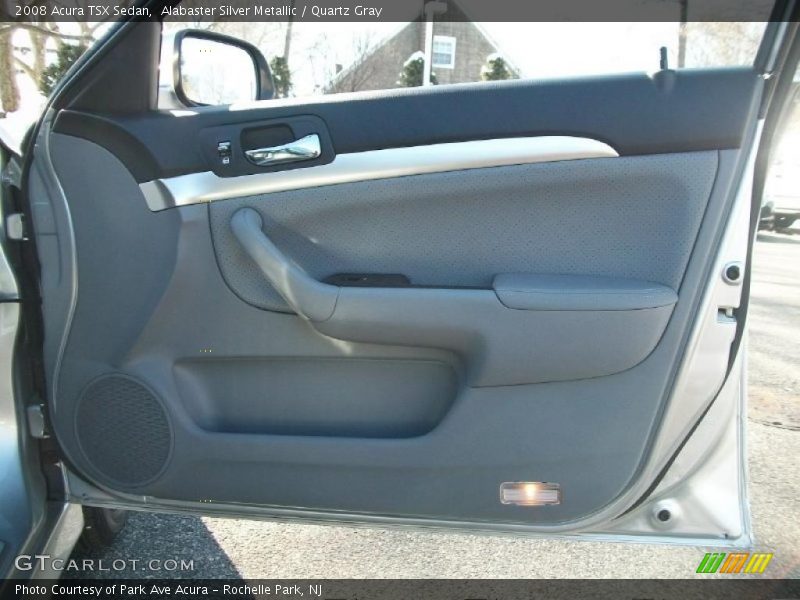 Alabaster Silver Metallic / Quartz Gray 2008 Acura TSX Sedan