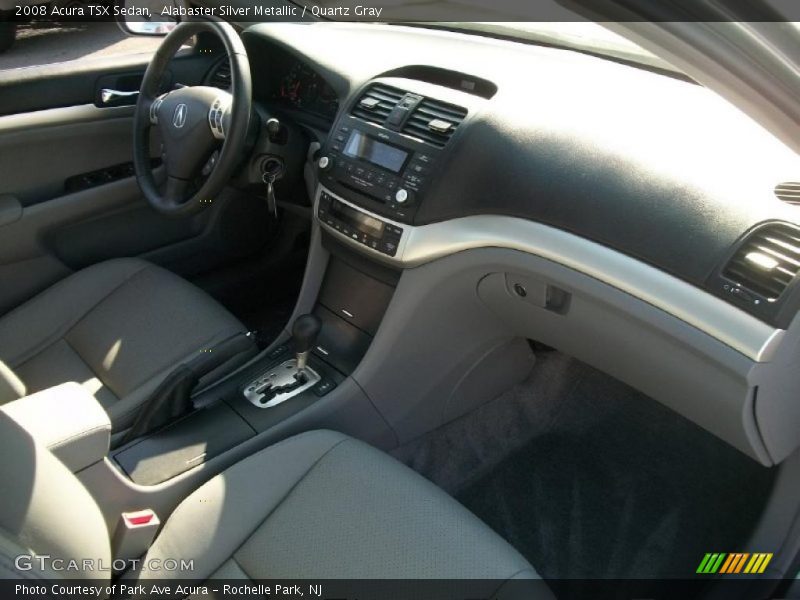 Alabaster Silver Metallic / Quartz Gray 2008 Acura TSX Sedan