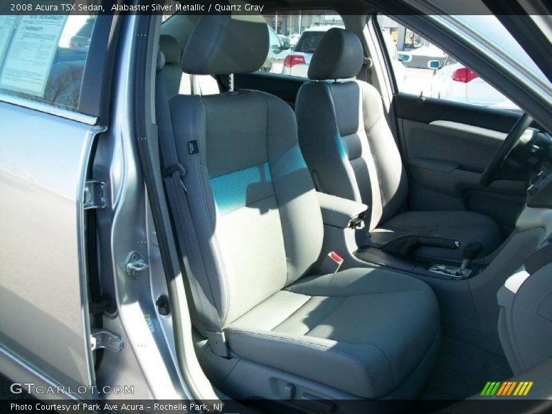 Alabaster Silver Metallic / Quartz Gray 2008 Acura TSX Sedan