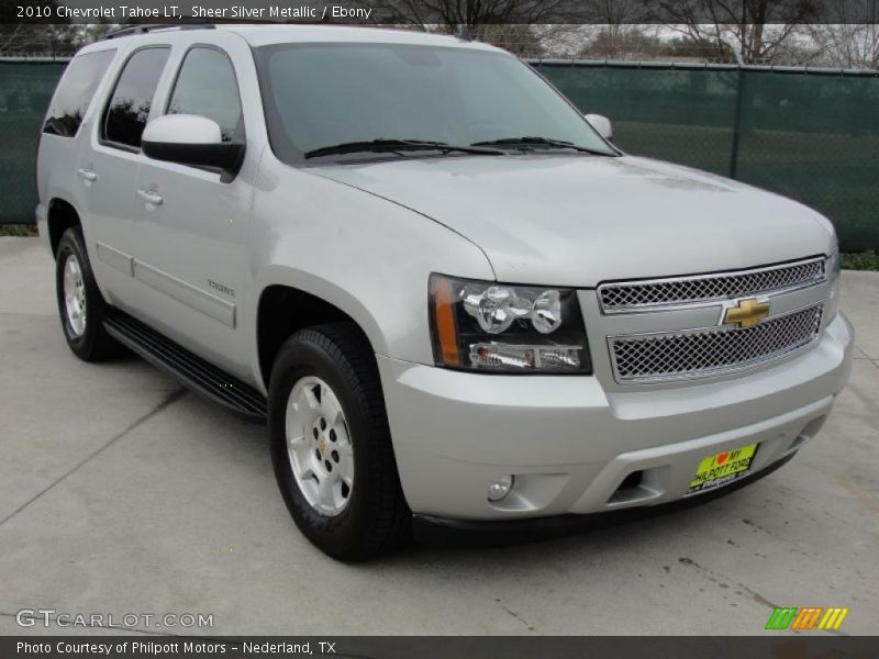 Sheer Silver Metallic / Ebony 2010 Chevrolet Tahoe LT