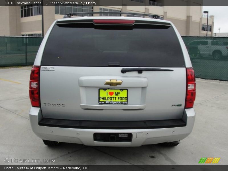 Sheer Silver Metallic / Ebony 2010 Chevrolet Tahoe LT