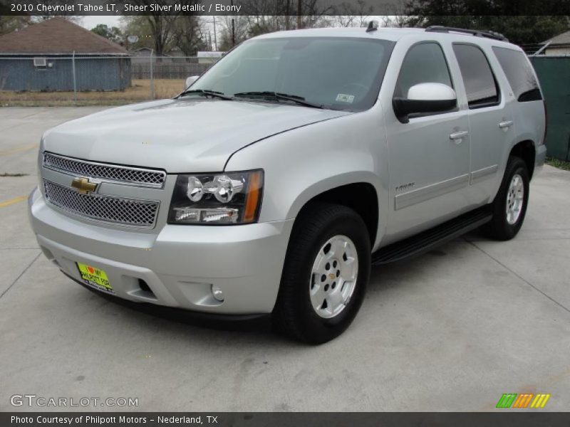 Sheer Silver Metallic / Ebony 2010 Chevrolet Tahoe LT