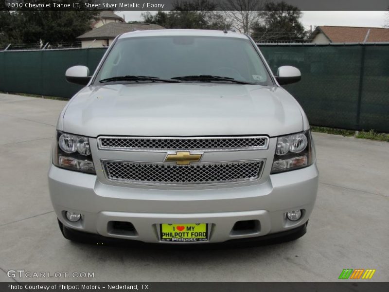 Sheer Silver Metallic / Ebony 2010 Chevrolet Tahoe LT