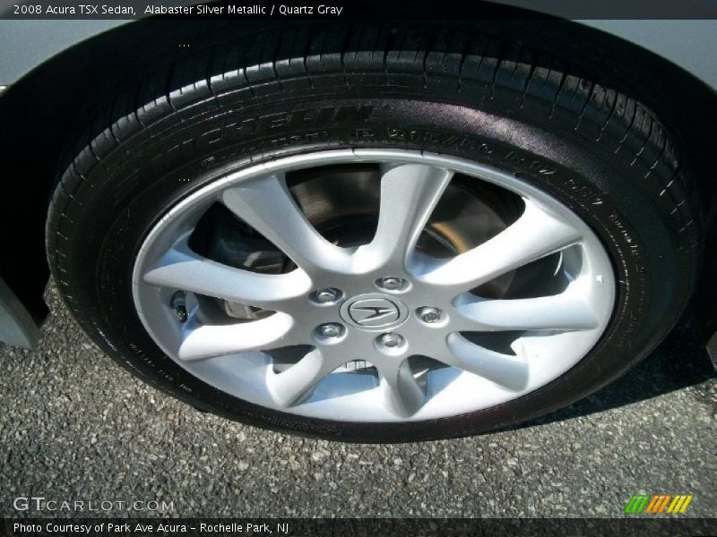 Alabaster Silver Metallic / Quartz Gray 2008 Acura TSX Sedan