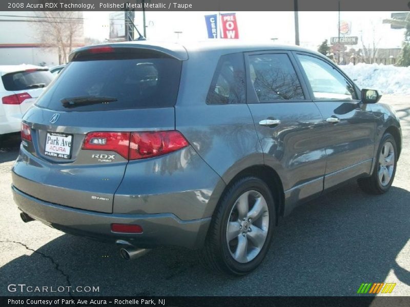 Polished Metal Metallic / Taupe 2008 Acura RDX Technology