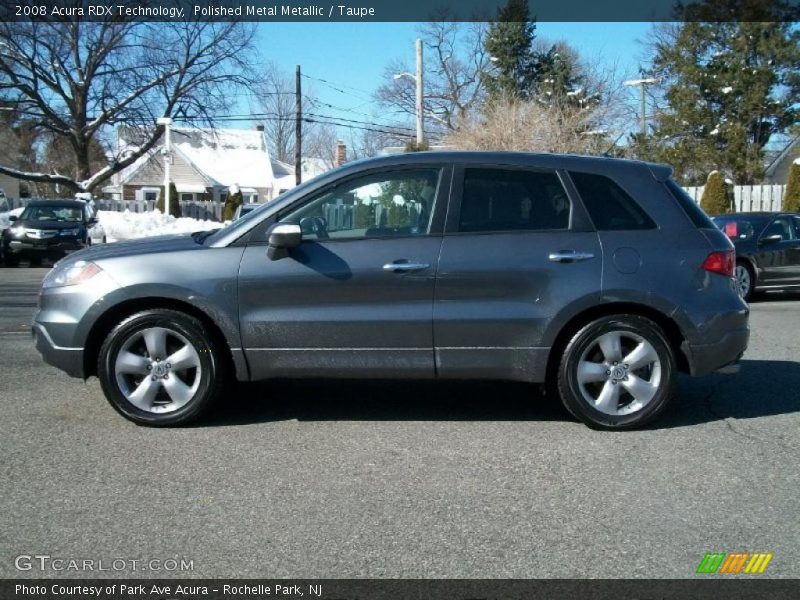Polished Metal Metallic / Taupe 2008 Acura RDX Technology