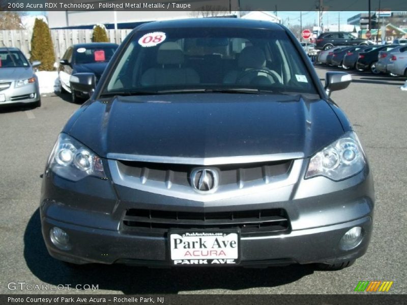 Polished Metal Metallic / Taupe 2008 Acura RDX Technology