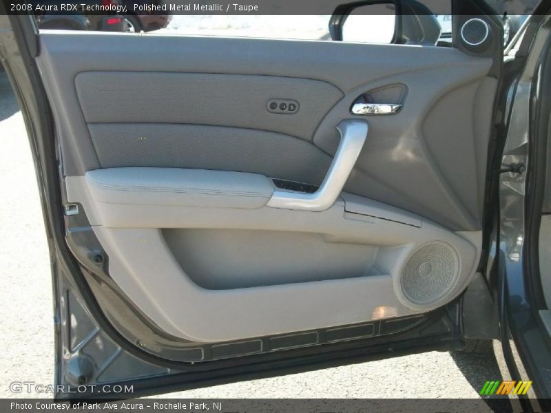 Polished Metal Metallic / Taupe 2008 Acura RDX Technology