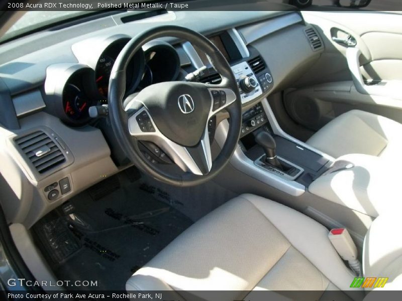 Polished Metal Metallic / Taupe 2008 Acura RDX Technology