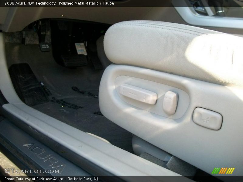 Polished Metal Metallic / Taupe 2008 Acura RDX Technology