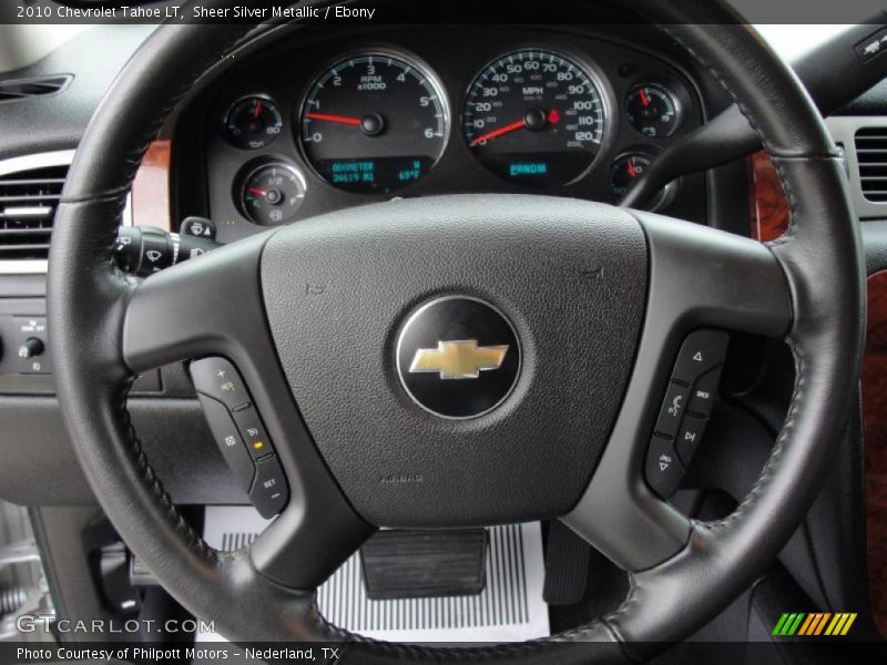 Sheer Silver Metallic / Ebony 2010 Chevrolet Tahoe LT